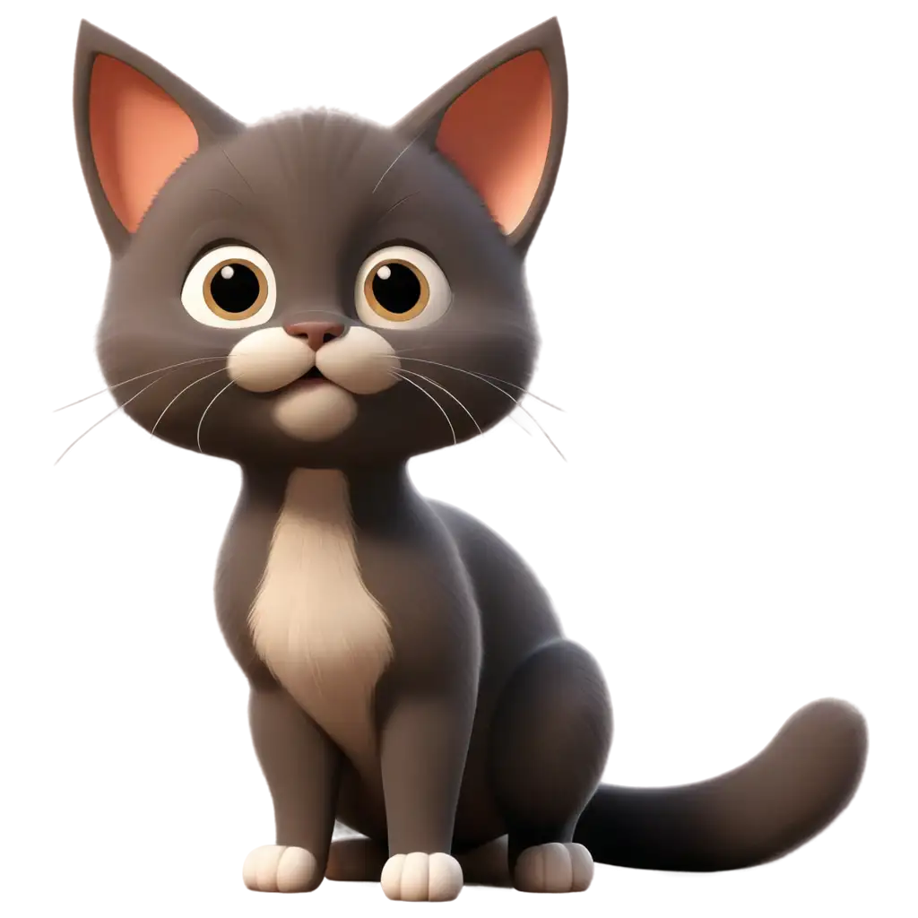 Adorable-3-Colored-Kitten-Cartoon-in-Stunning-3D-PNG-Format