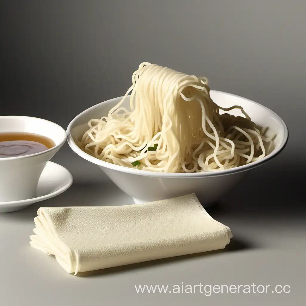 Delicious-Noodle-Artistry-with-Napkin-Elegance