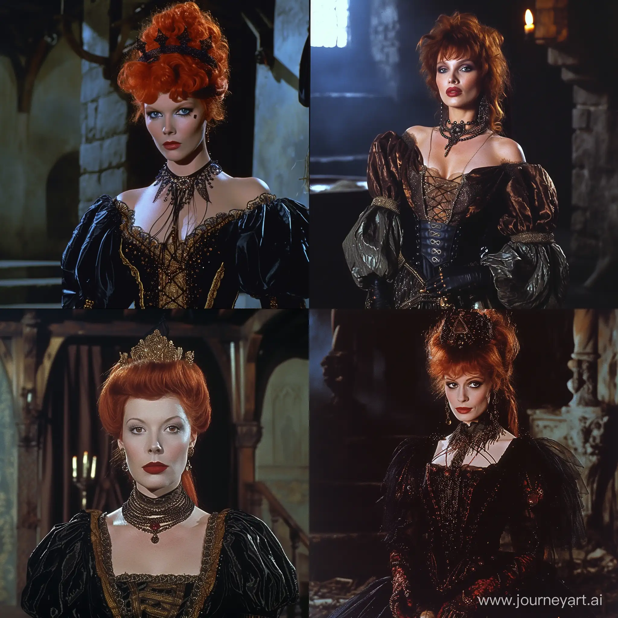 Renaissance-Era-Black-Widow-in-Dark-Film-Scene