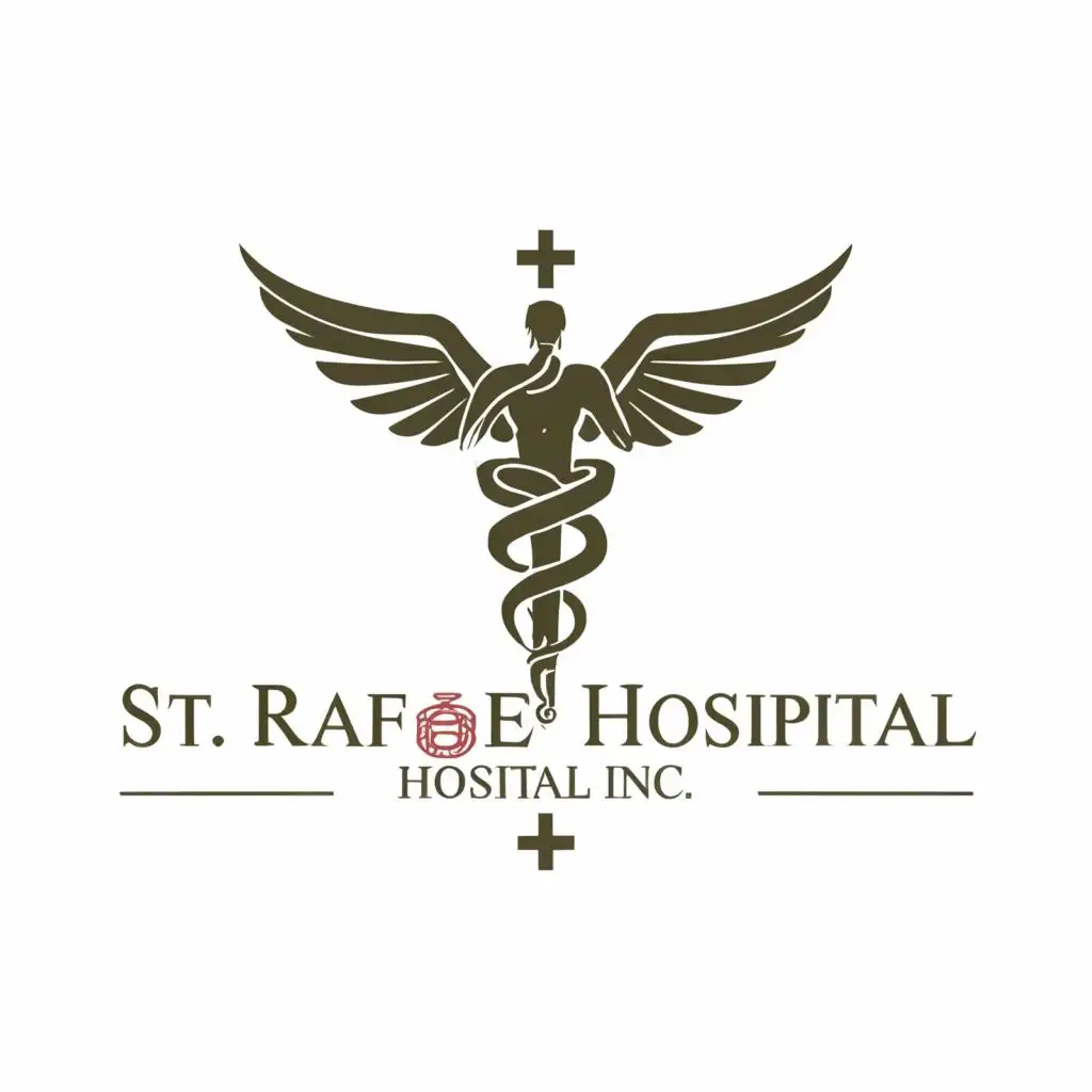 logo, Angel
Medicine
St. Rafael, with the text "St. Rafael Hospital Inc.", typography, be used in Medical Dental industry