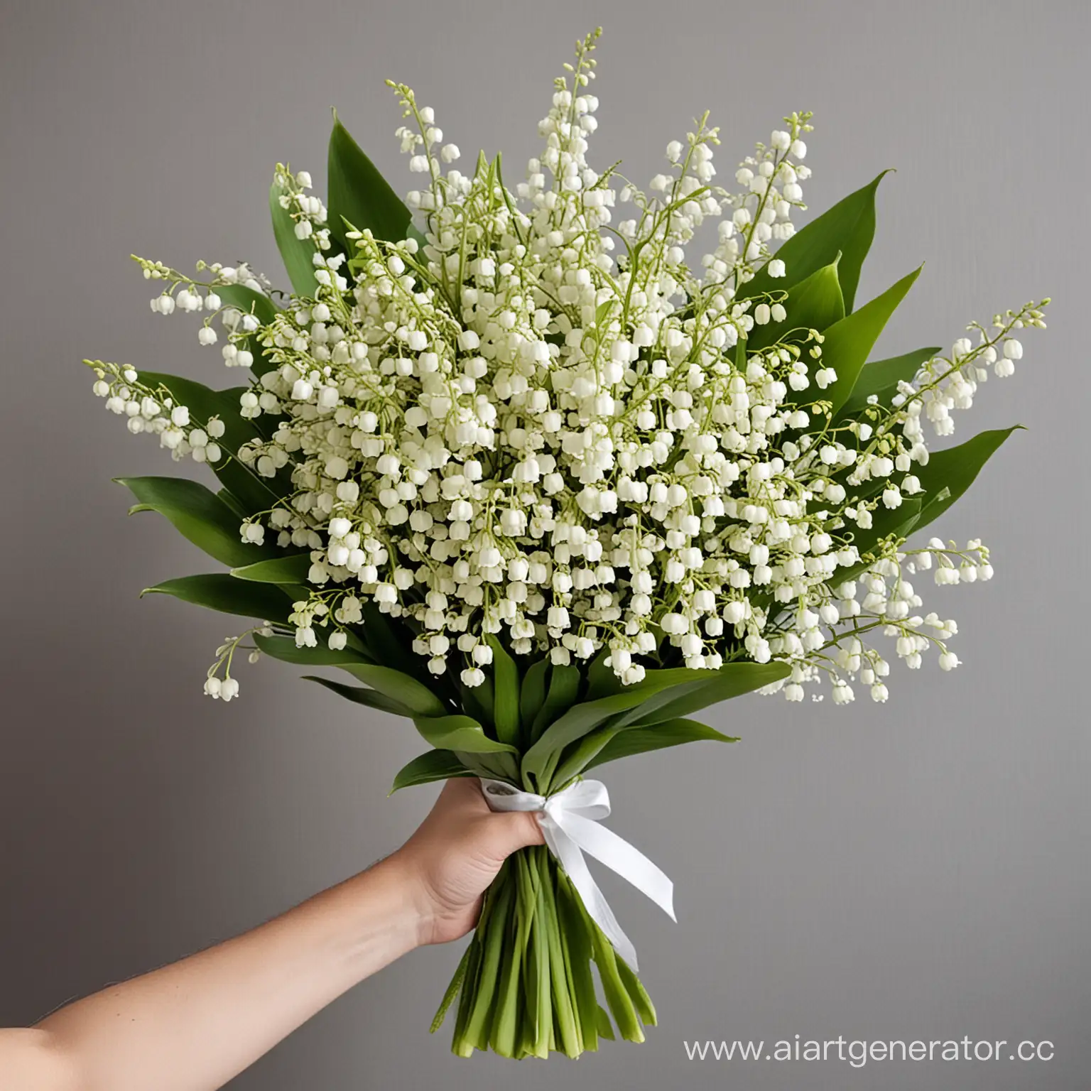 Elegant-Bouquet-of-Lilies-of-the-Valley-Delicate-Floral-Arrangement-for-Special-Occasions