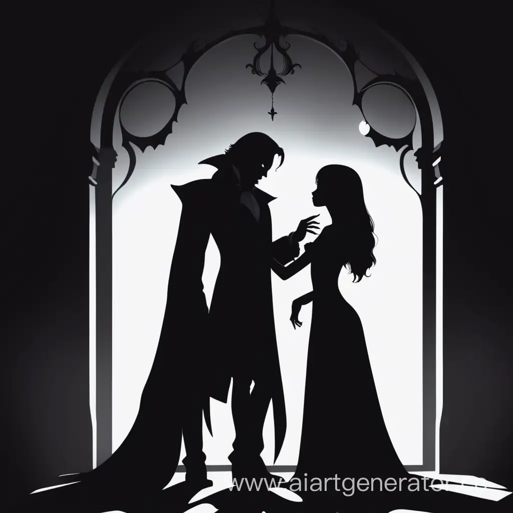 Dark-Room-Encounter-Vampire-and-Girl-Silhouettes