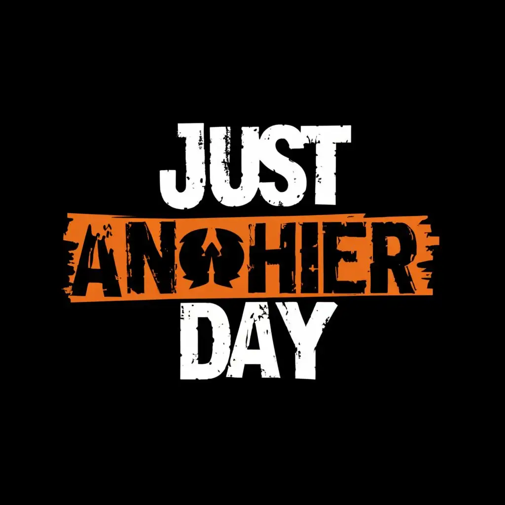 a logo design,with the text "Just Another Day", main symbol:Zombie,Moderate,be used in Entertainment industry,clear background