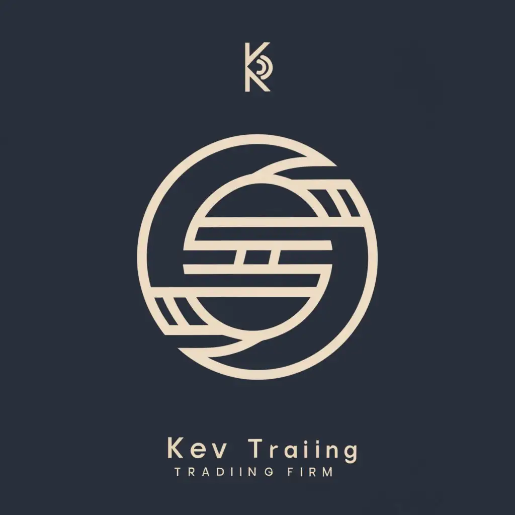 a logo design,with the text "Kev trading firm", main symbol:Trading,Moderate,be used in Finance industry,clear background