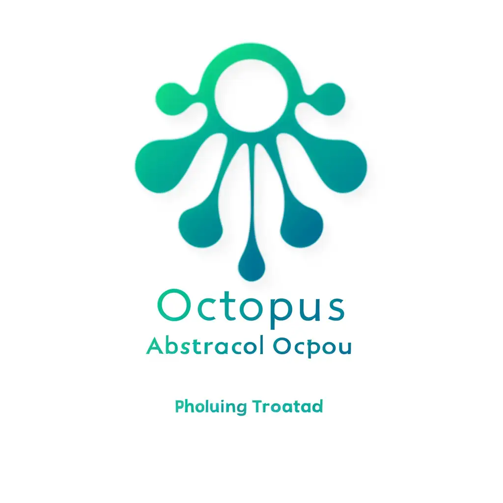abstract Octopus isolated logo