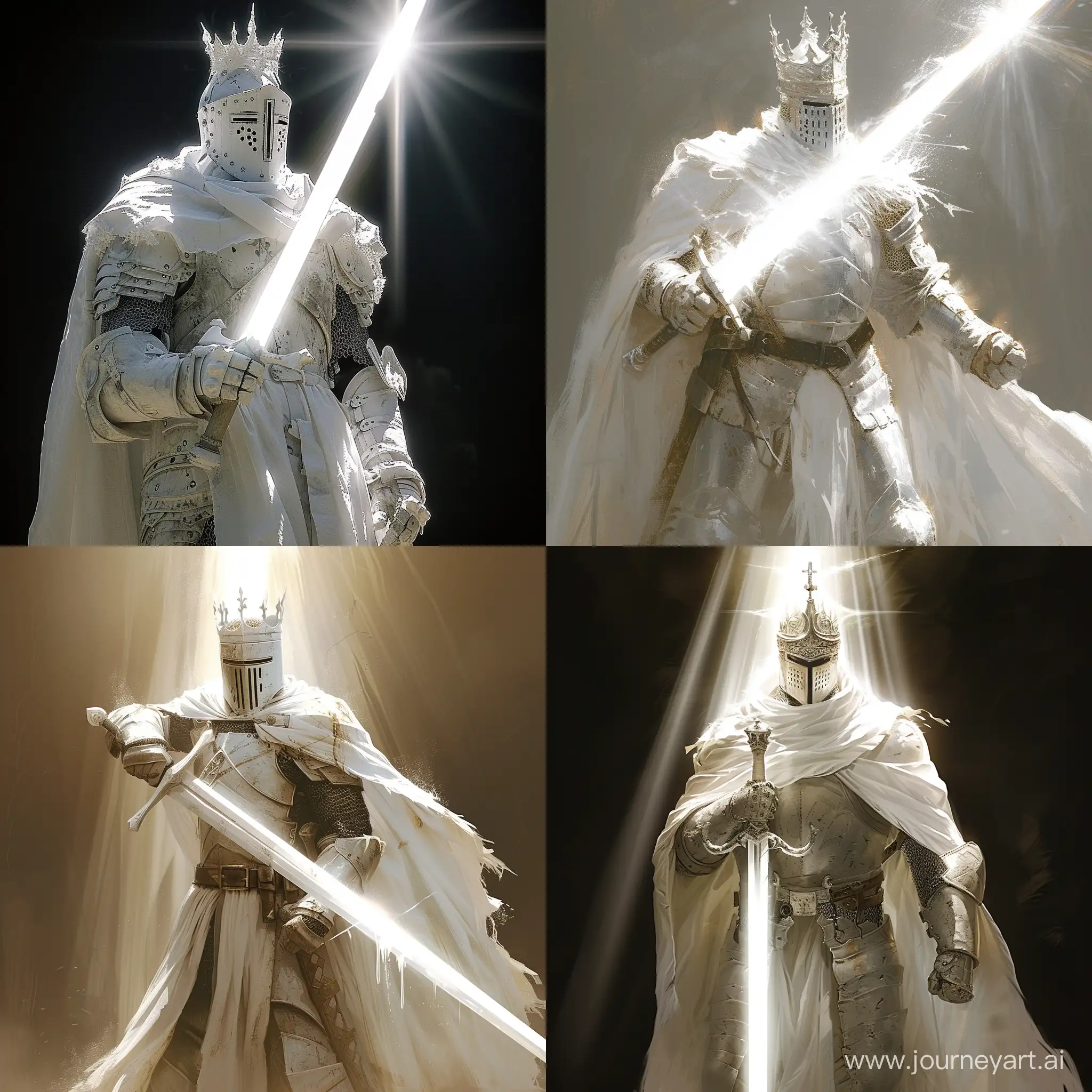 Noble-Knight-of-Radiant-Light-Battling-Darkness