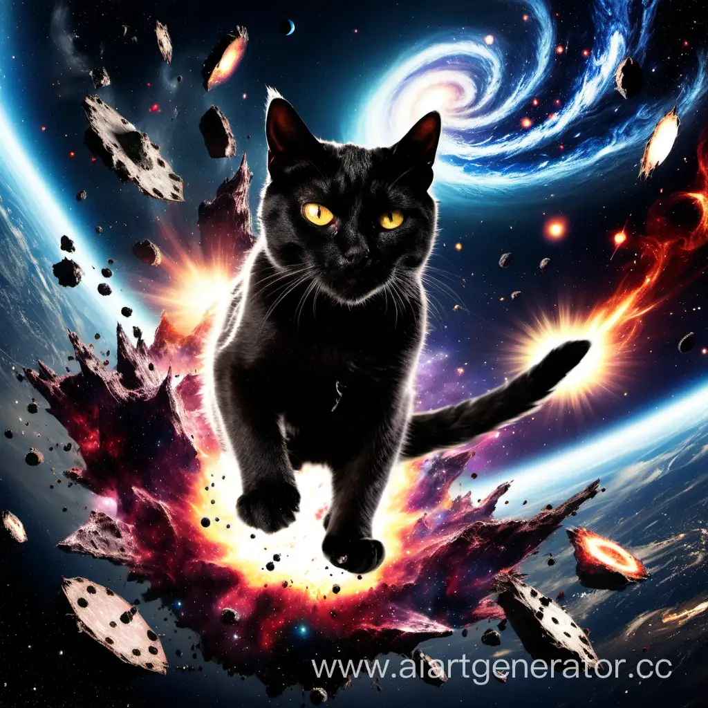 Очень злой кот уничтожает вселенную