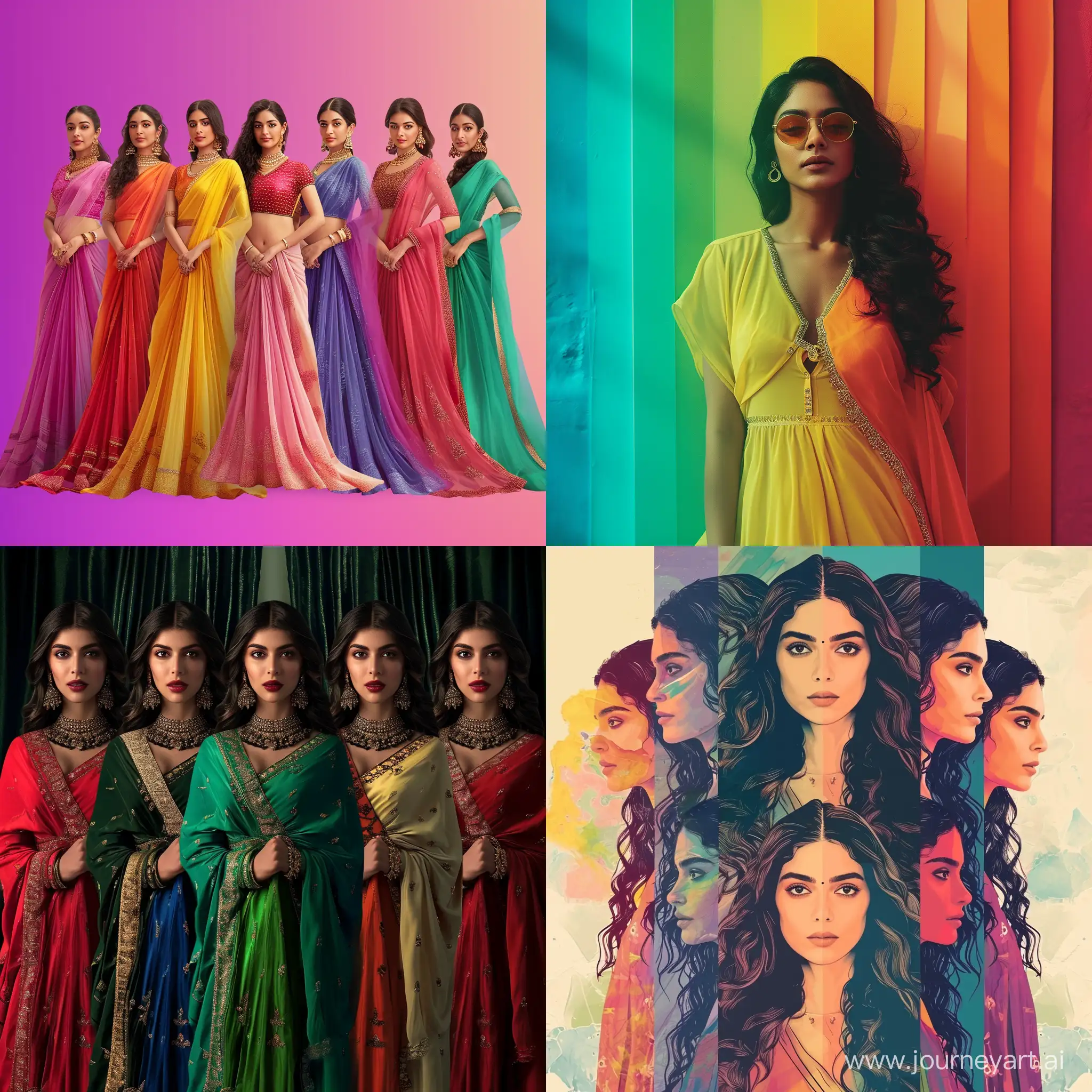 Celebrating-Diversity-Myntra-Banner-Featuring-Multicultural-Women-in-Vibrant-Hues