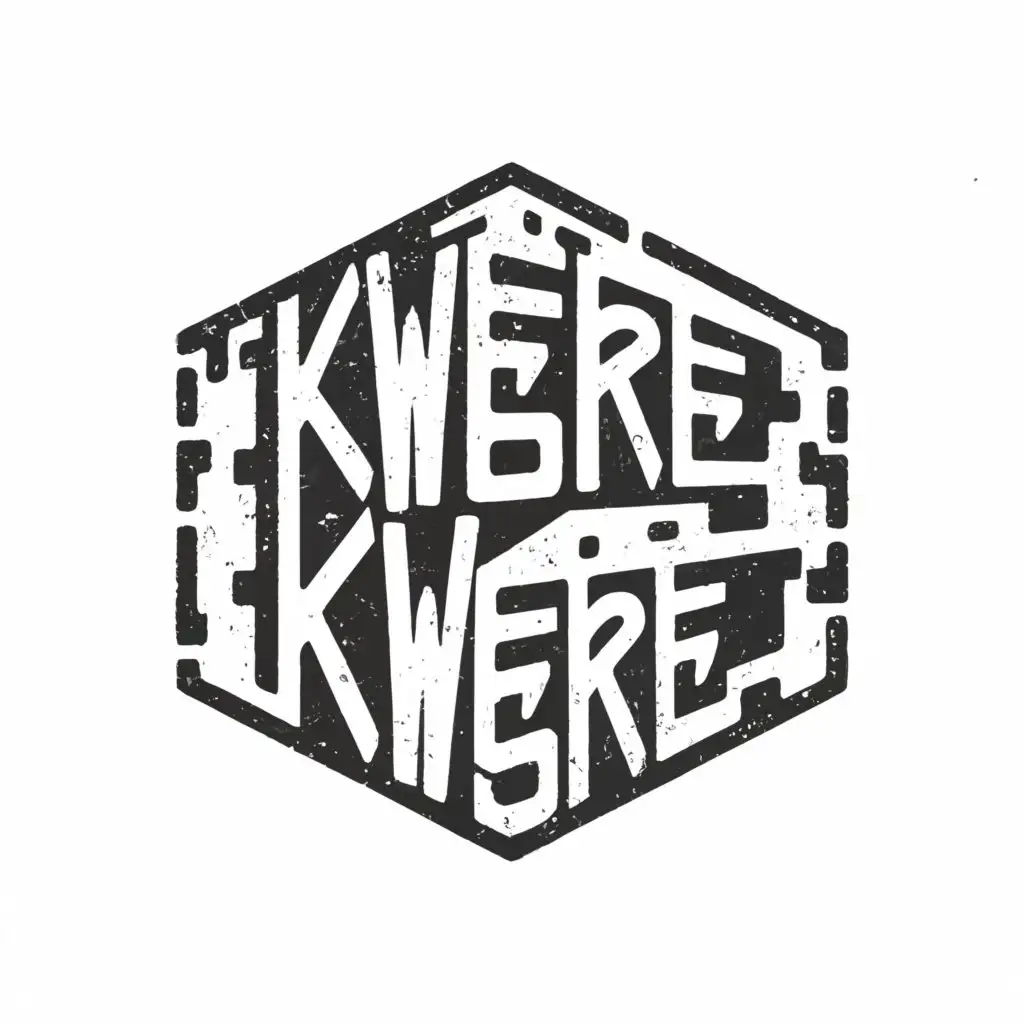 a logo design,with the text "kwere kwere", main symbol:grafitti,complex,be used in Home Family industry,clear background
