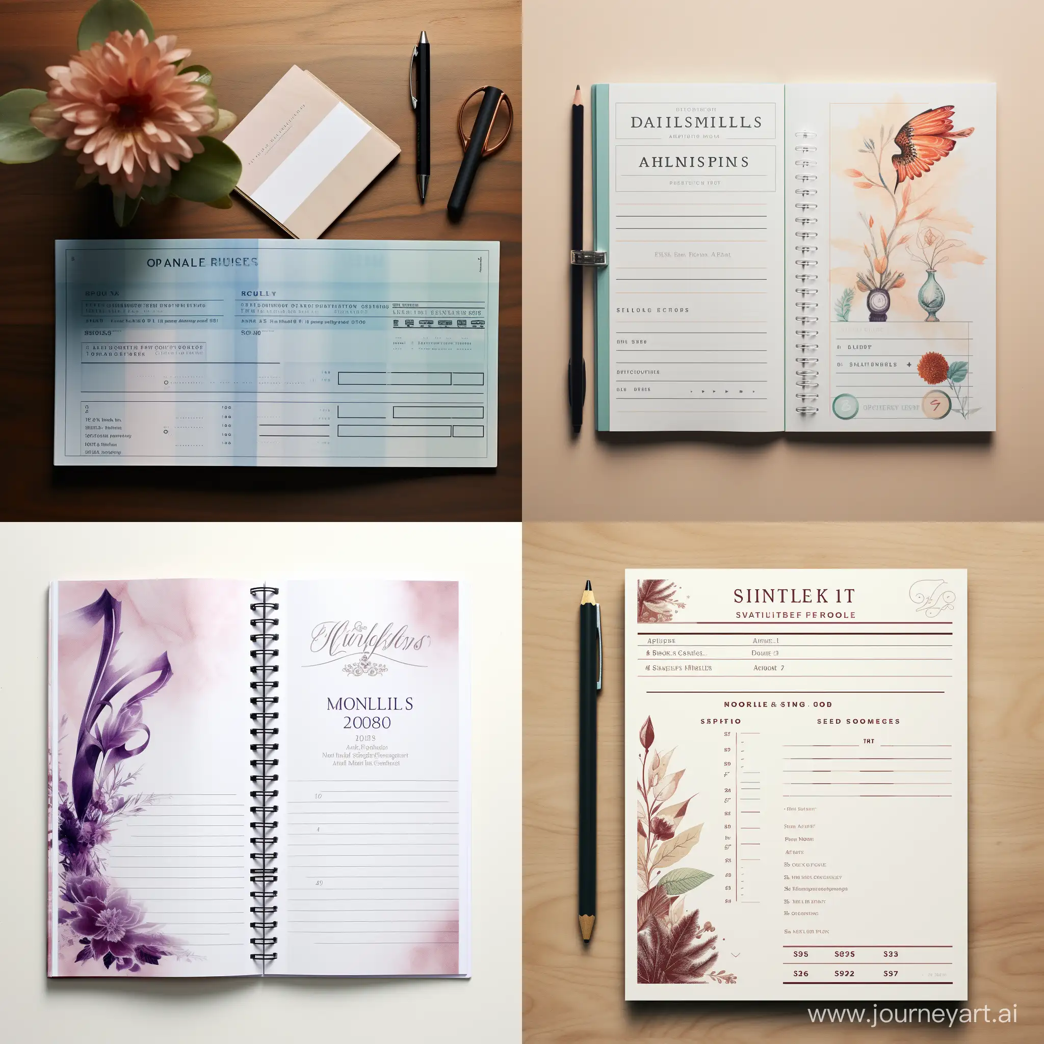 Personalized bill books convey professional impression towards your clients. Alprints provides a variety of templates to make your bill book