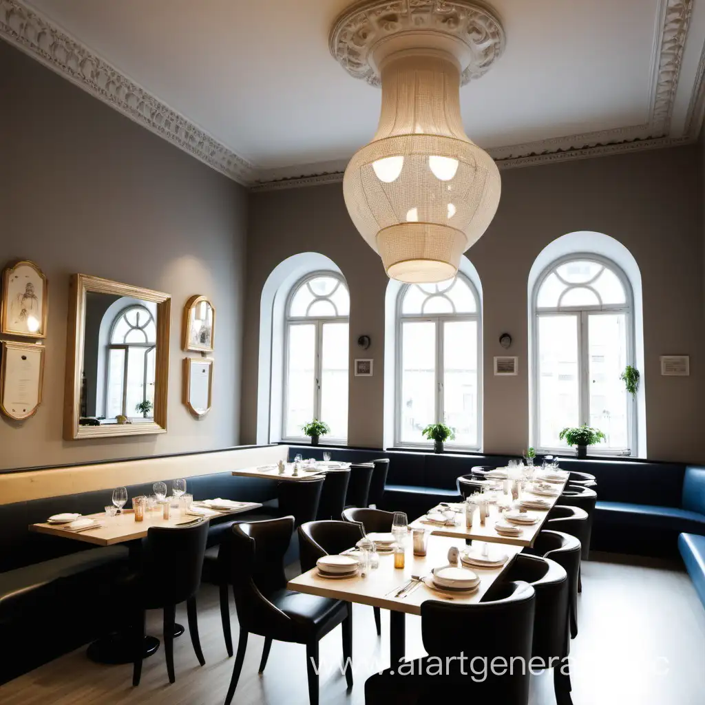 Elegant-Swedish-Table-Setting-in-a-Spacious-Restaurant