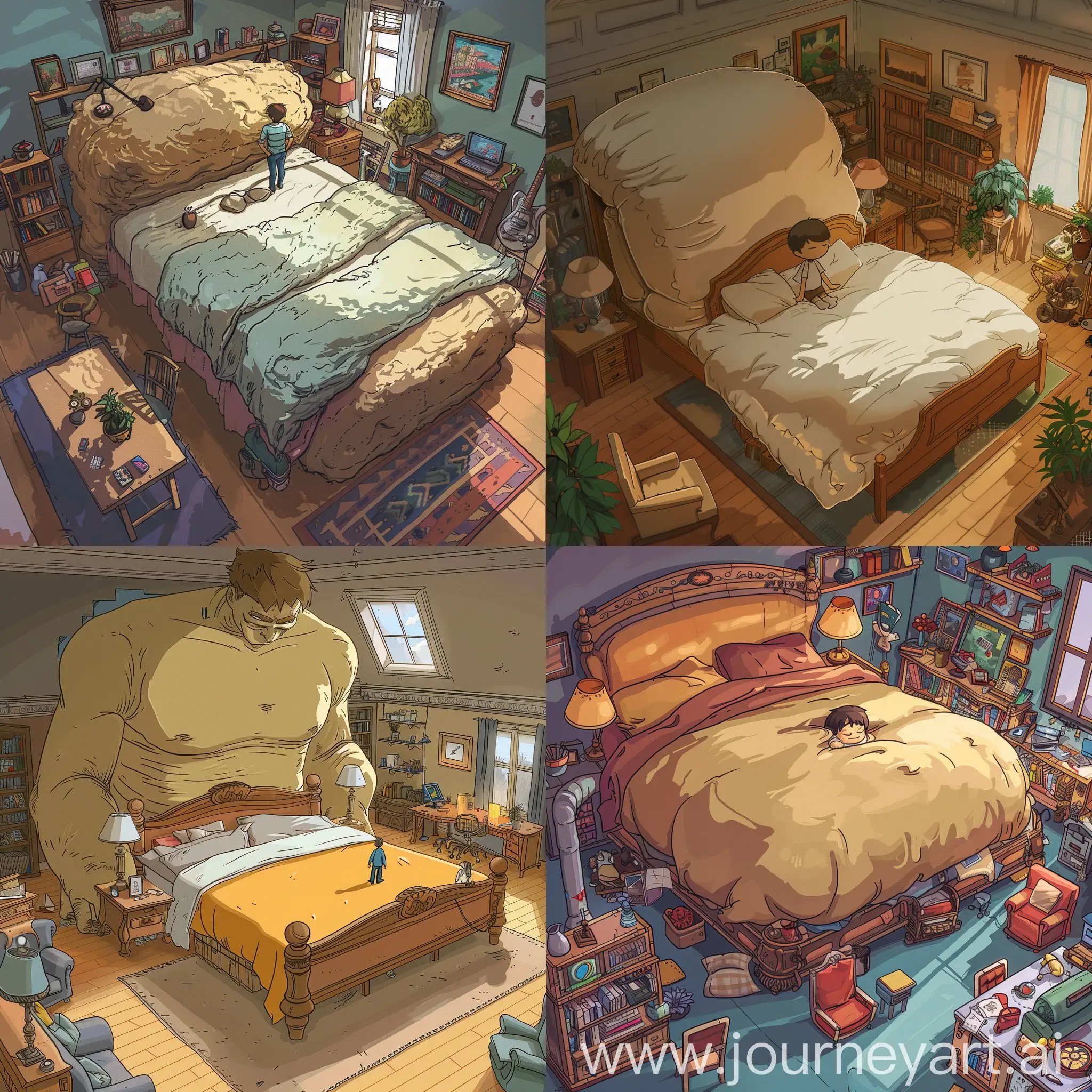 Protagonist-Waking-Up-in-a-Giant-Room