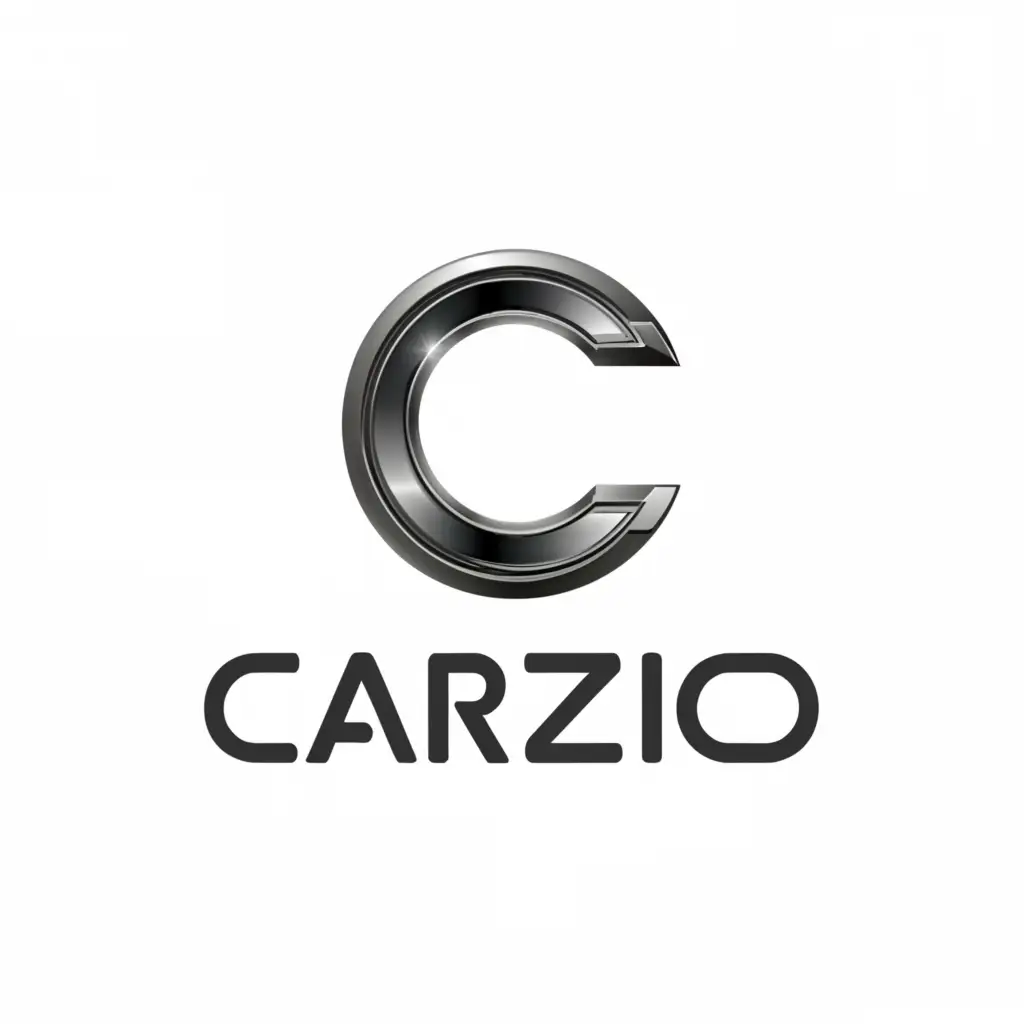 a logo design,with the text "Carzio", main symbol:C,Moderate,be used in Automotive industry,clear background