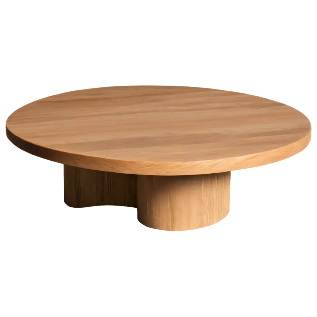 wooden round platform por product presentation
