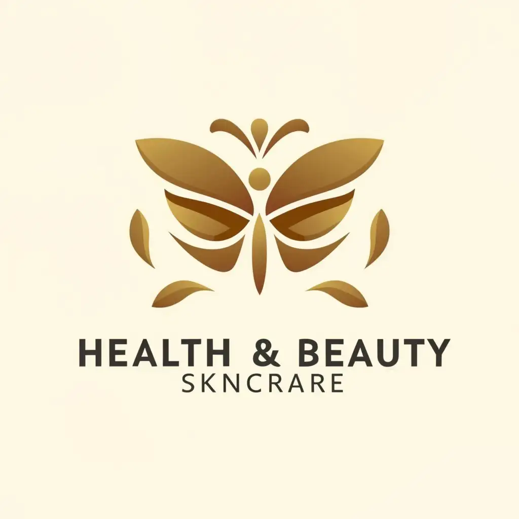 a logo design,with the text "Health and beauty skincare", main symbol:BEAUTY,Moderate,be used in Beauty Spa industry,clear background