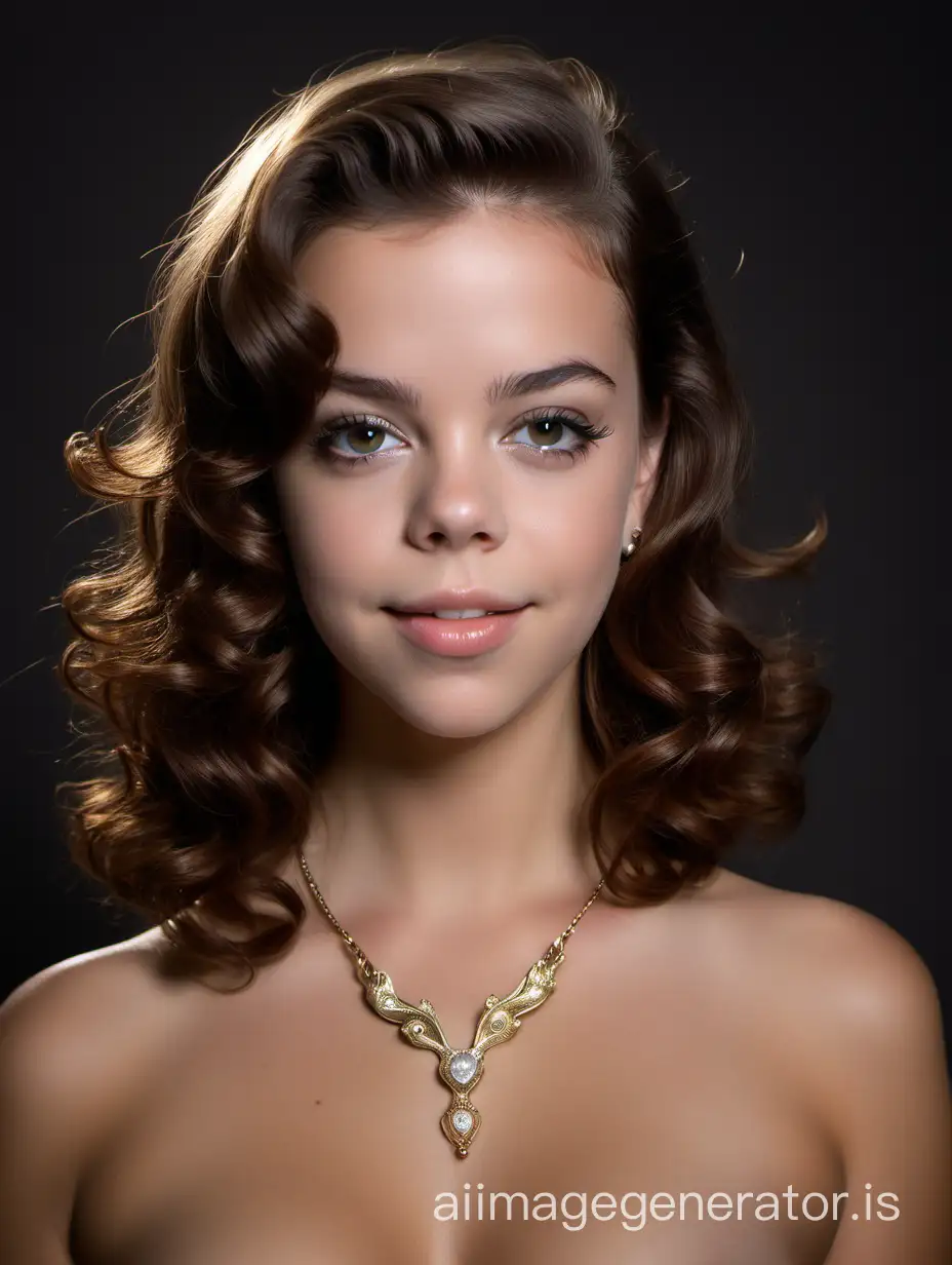 Elegance Unveiled Professional 4K Headshot Photography of Young Natalie Wood  | AI Image Generator