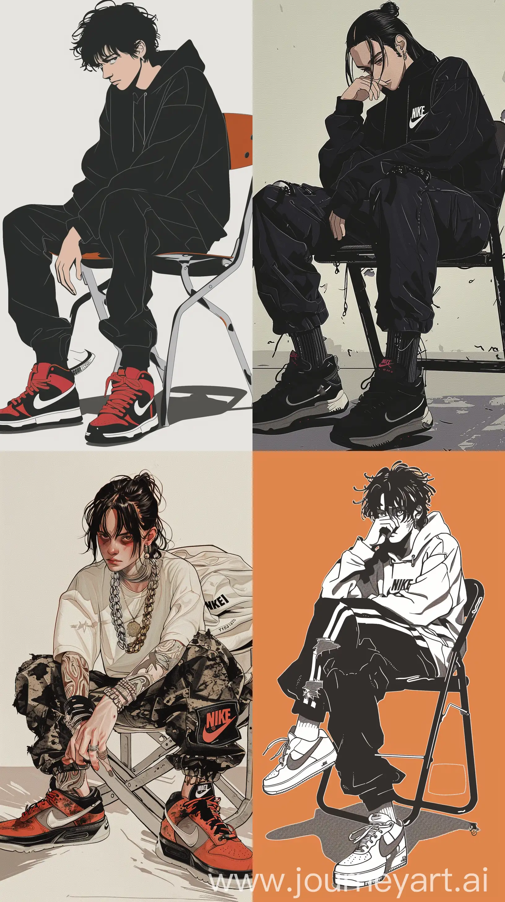 Y2K-Anime-Style-Balenciaga-Design-with-Nike-Shoes-and-Sticker
