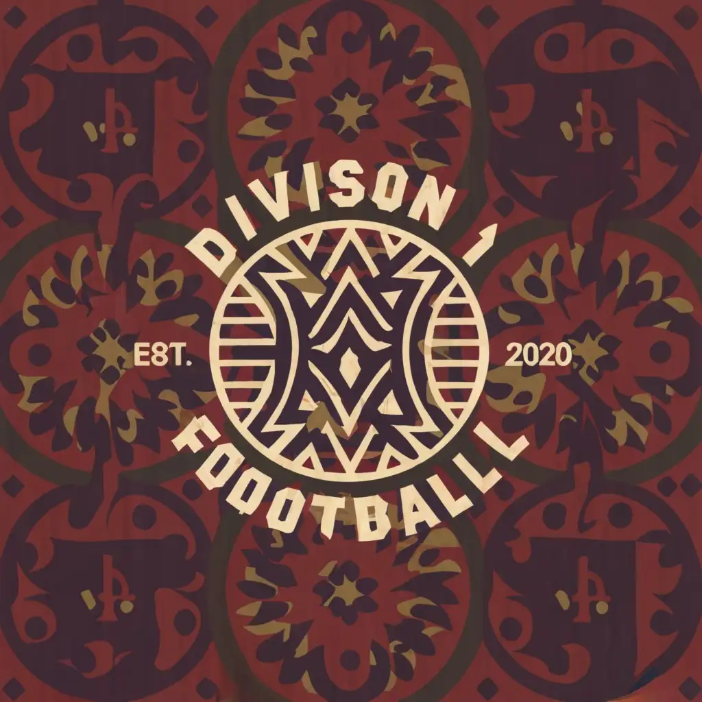 a logo design,with the text "division 1 football", main symbol:Nepali culture,Moderate,clear background