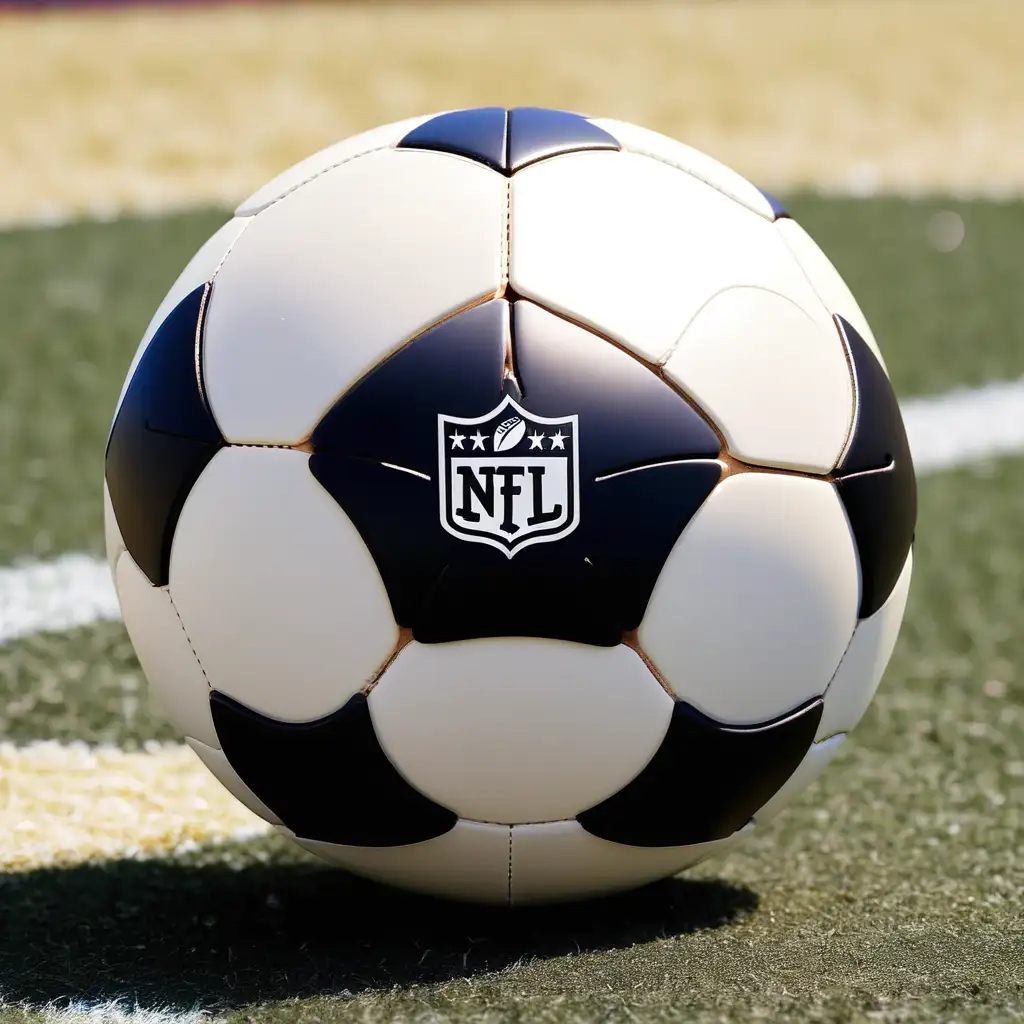 Thrilling Football Match Under Stadium Lights