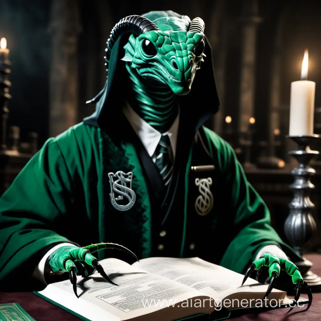 Slytherin-Scorpions-Engaged-in-Mysterious-Studies