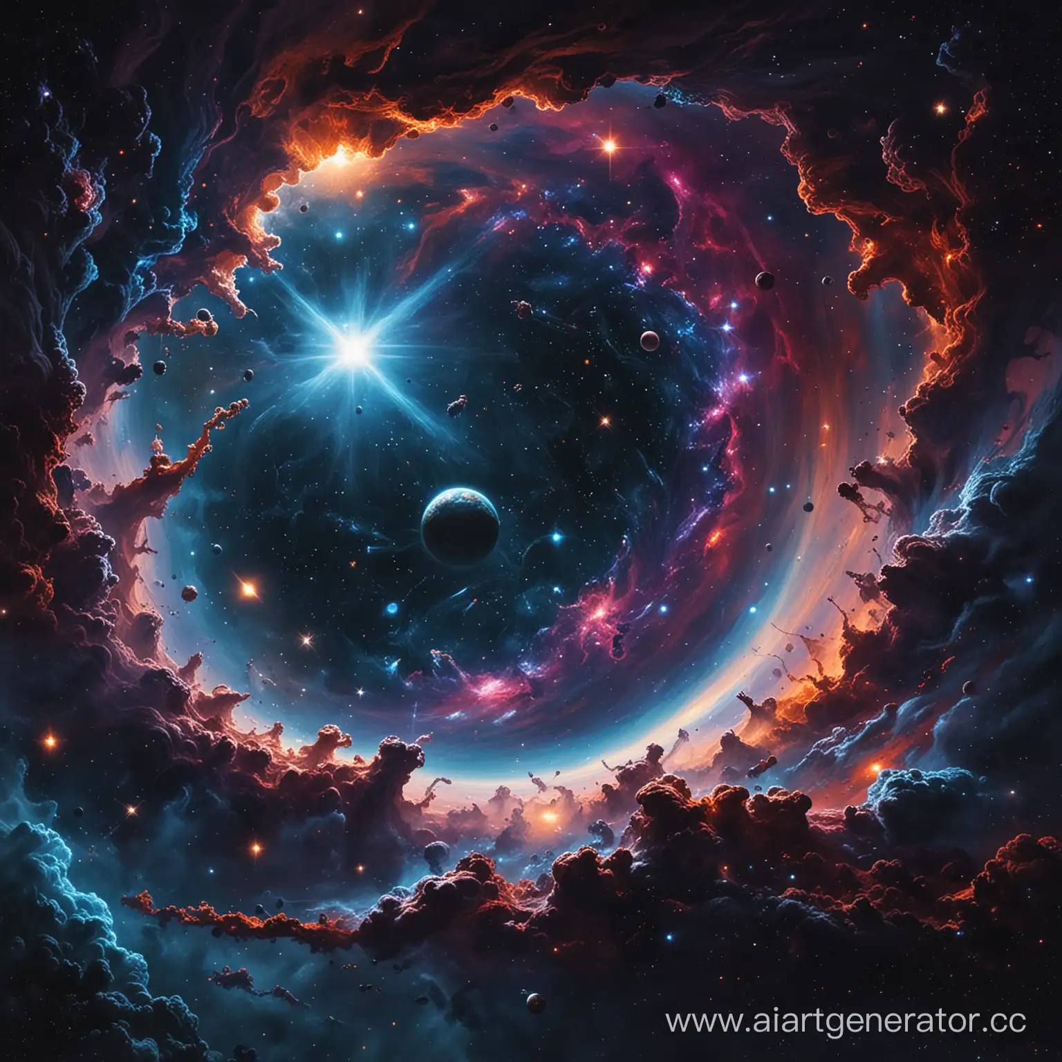 Vibrant-Nebula-in-Deep-Space
