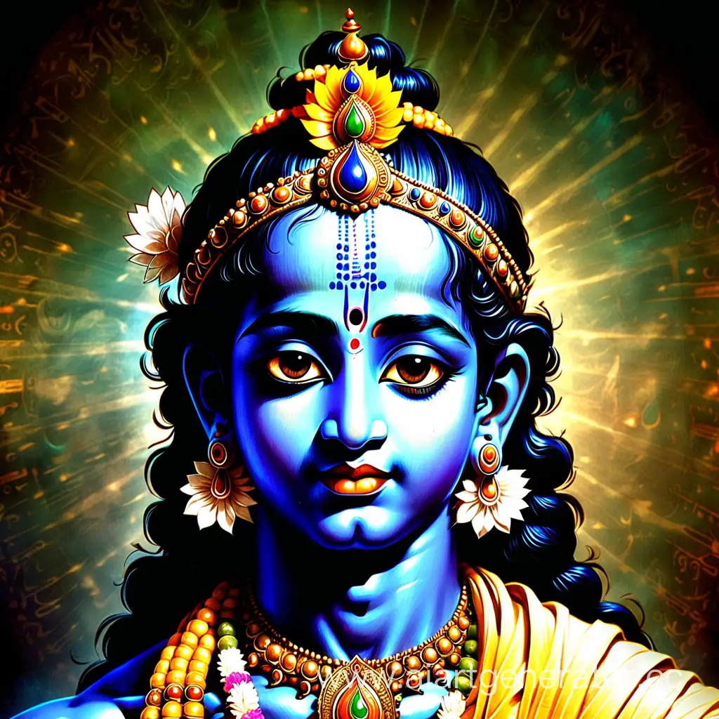 Кри́шна  कृष्ण kṛṣṇa божество в индуизме, восьмая аватара Вишну в вишнуизме, одно из наиболее популярных индуистских божеств. В кришнаизме почитается как верховное и изначальное проявление Бога, источник всех аватар.