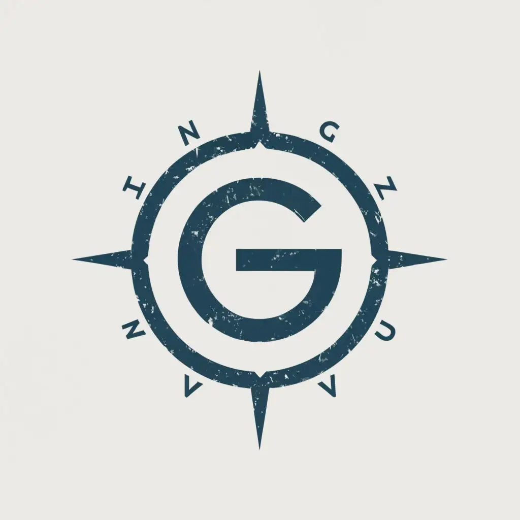 logo, The logo will encapsulate the essence of luxury, adventure, and personalization. It will feature a stylized “G” that resembles a compass, symbolizing guidance, exploration, and tailor-made journeys. The design will be sleek and modern, with a touch of elegance to reflect the luxury aspect. The color scheme will include navy blue, representing trust and sophistication, and gold accents for luxury., with the text "Gone", typography, be used in Travel industry