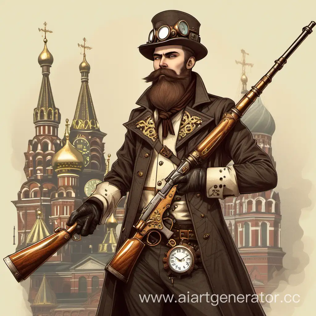 Russian-Steampunk-Man-with-Musket