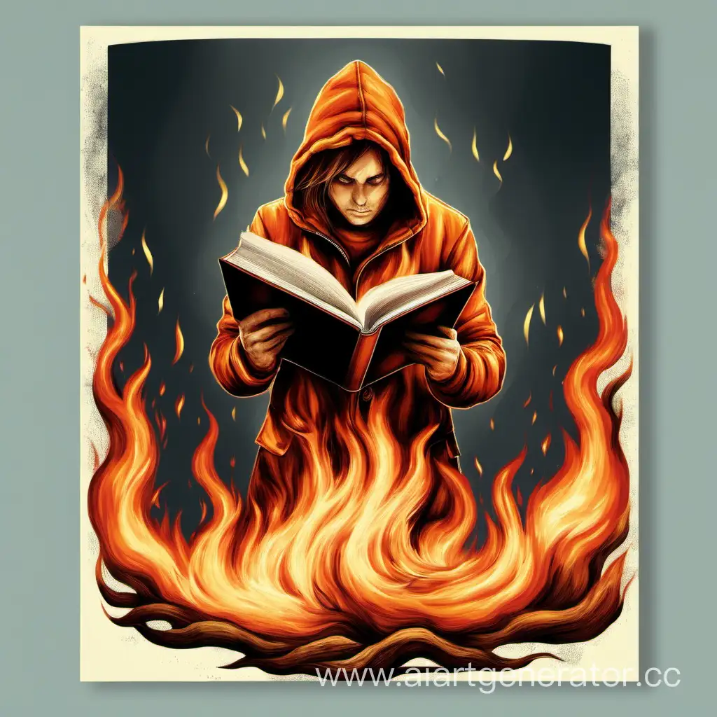 reader on fire