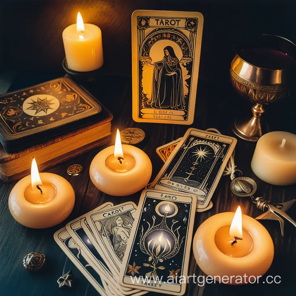 Mystical-Tarot-Card-Reading-with-Enchanting-Candles