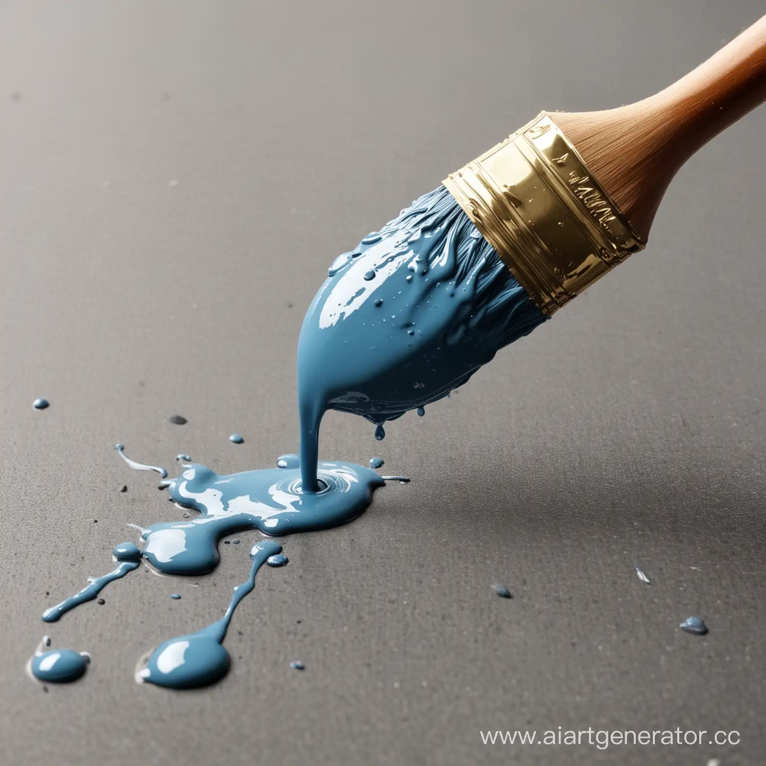 Artists-Brush-Dripping-Paint-Creative-Expression-in-Motion