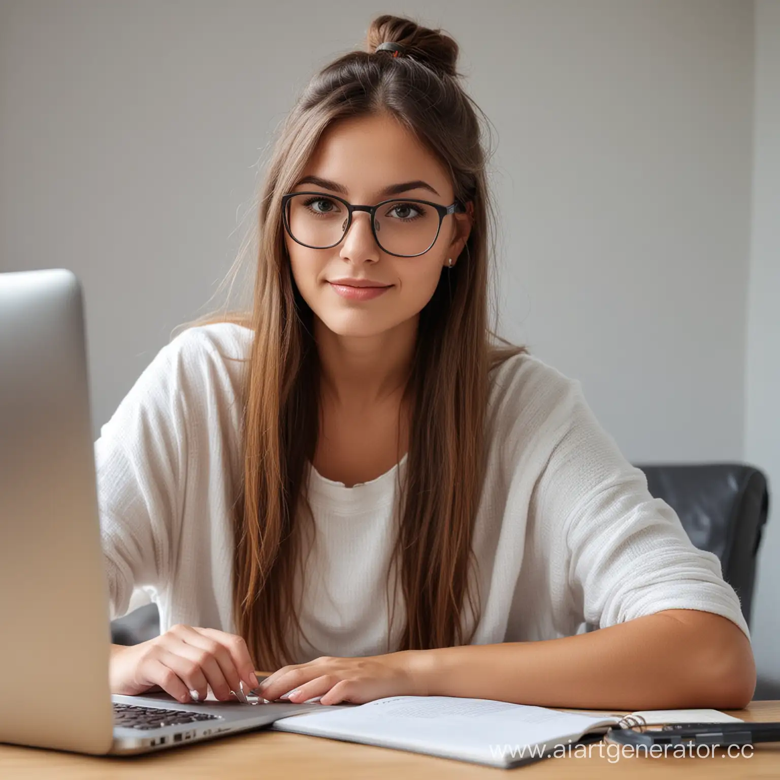 Young-Girl-Engaged-in-Online-Learning