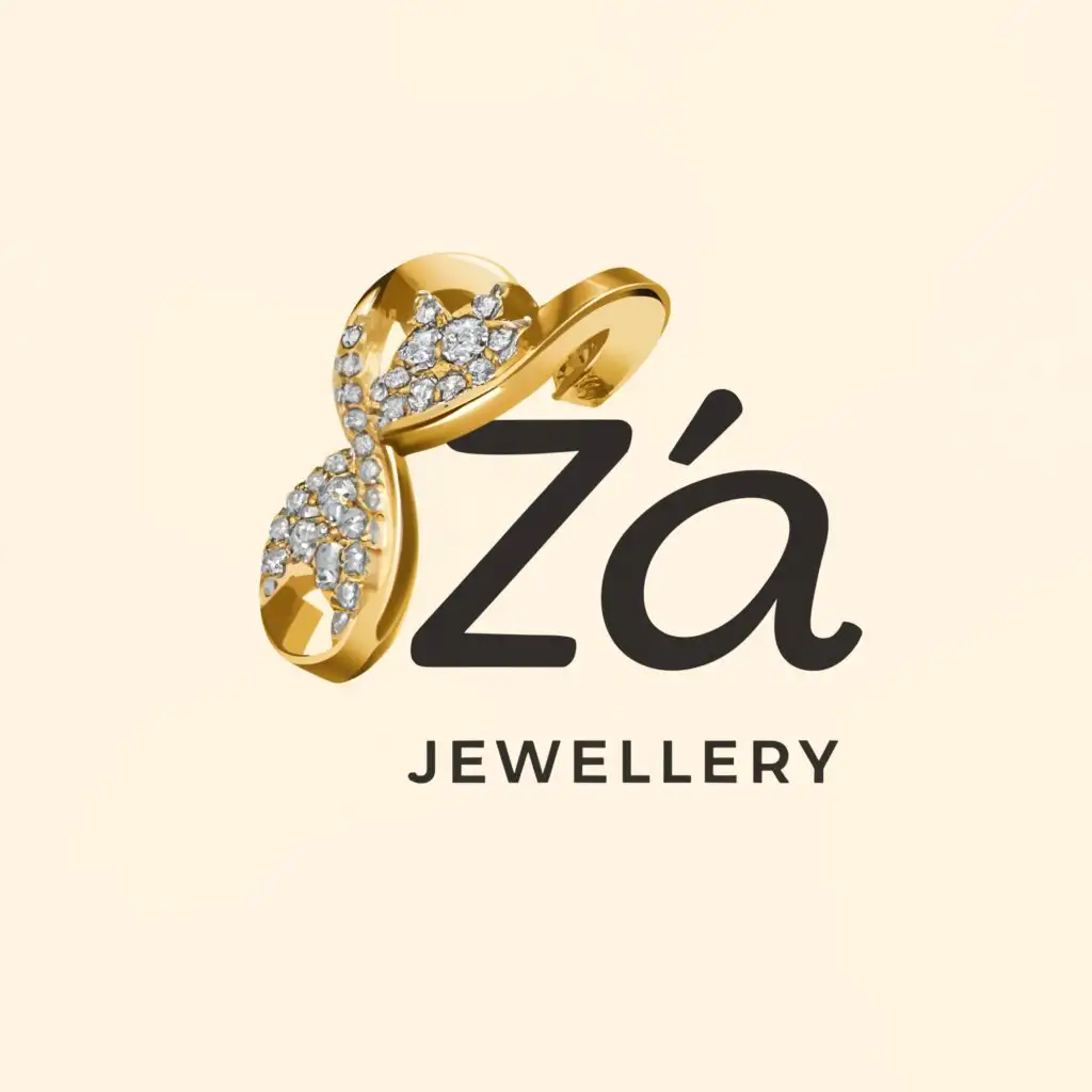 LOGO-Design-For-ZIBA-JEWELRY-Elegant-Lettering-with-Intricate-Jewelry-Symbol-on-Light-Blue-Background