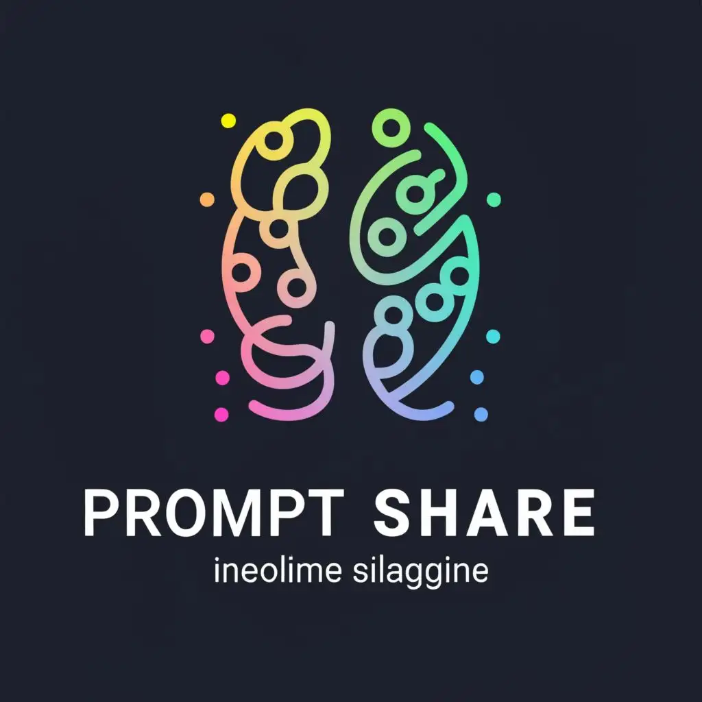 a logo design,with the text "prompt share", main symbol:brain, transparent background,Moderate,be used in Technology industry,clear background
