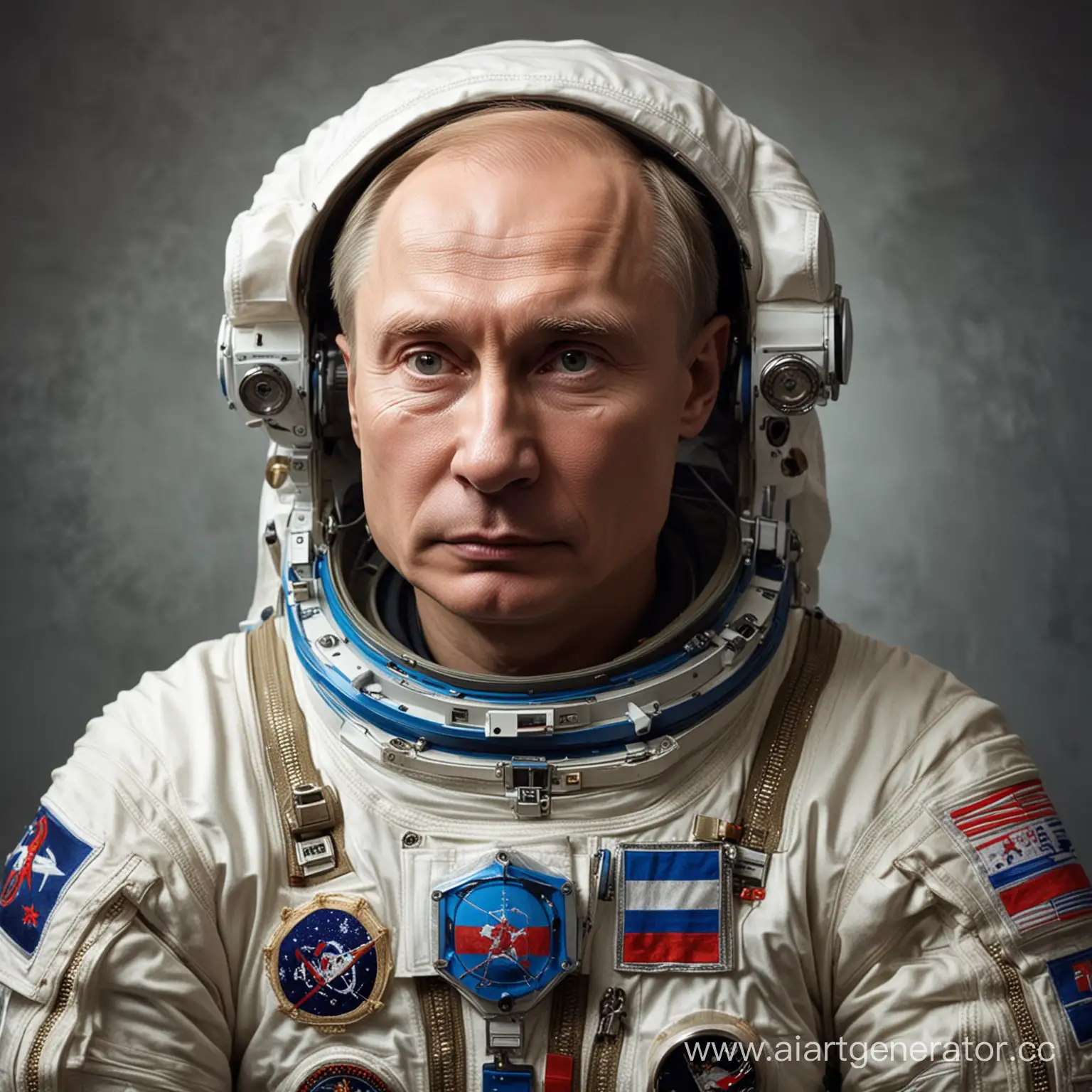 Putin-Cosmonaut-in-Space-Suit-Portrait