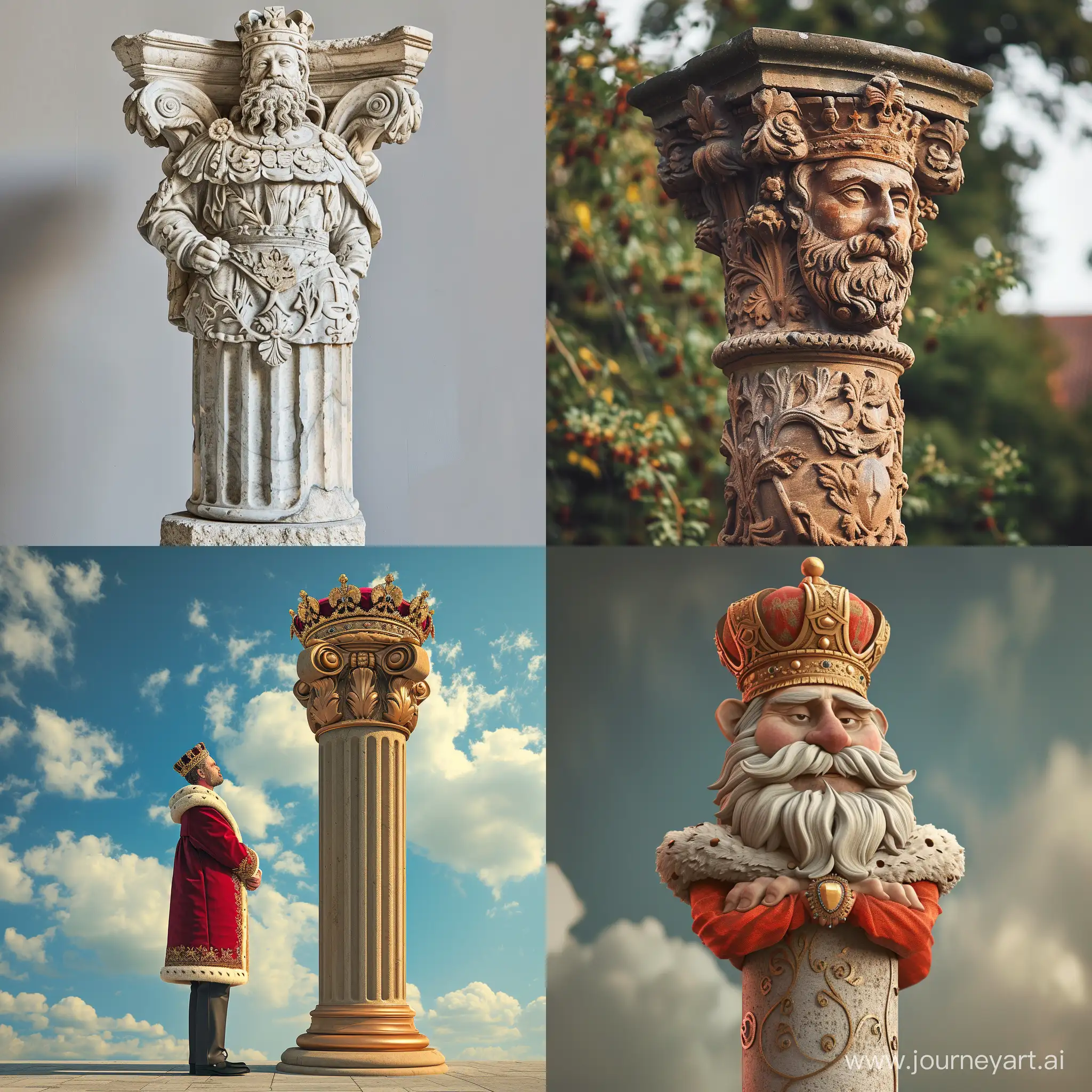 Wise-King-Column-Assisting-People