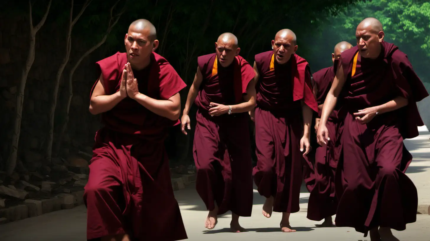 Monks Bet on Life and Death Journey