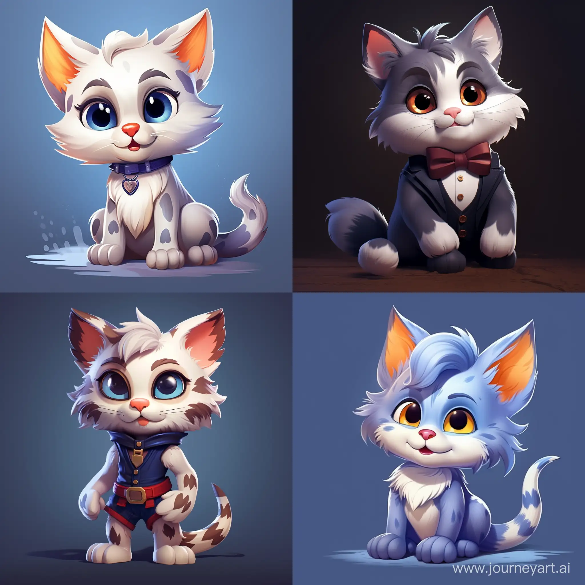 Charming-CAT-Cartoon-Character-Mascot-Art