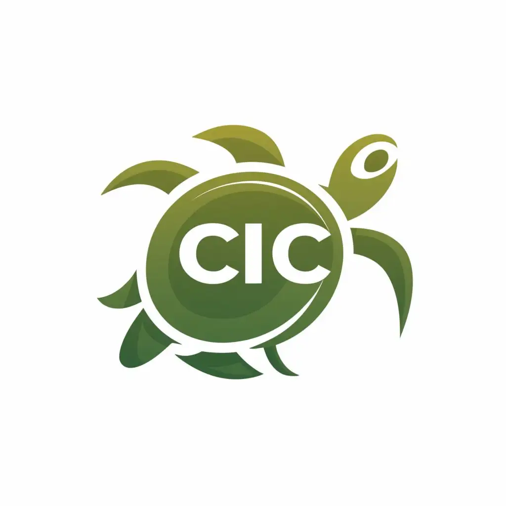 LOGO-Design-for-CIC-Enriching-Education-with-a-Turtle-Symbol-and-Elegant-Typography