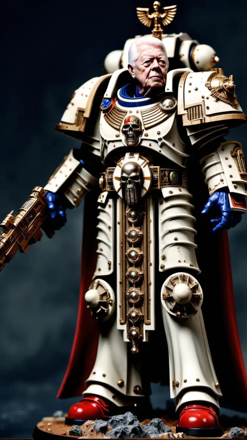 The god-emperor of mankind, but he is Jimmy Carter, horus heresy 40k warhammer