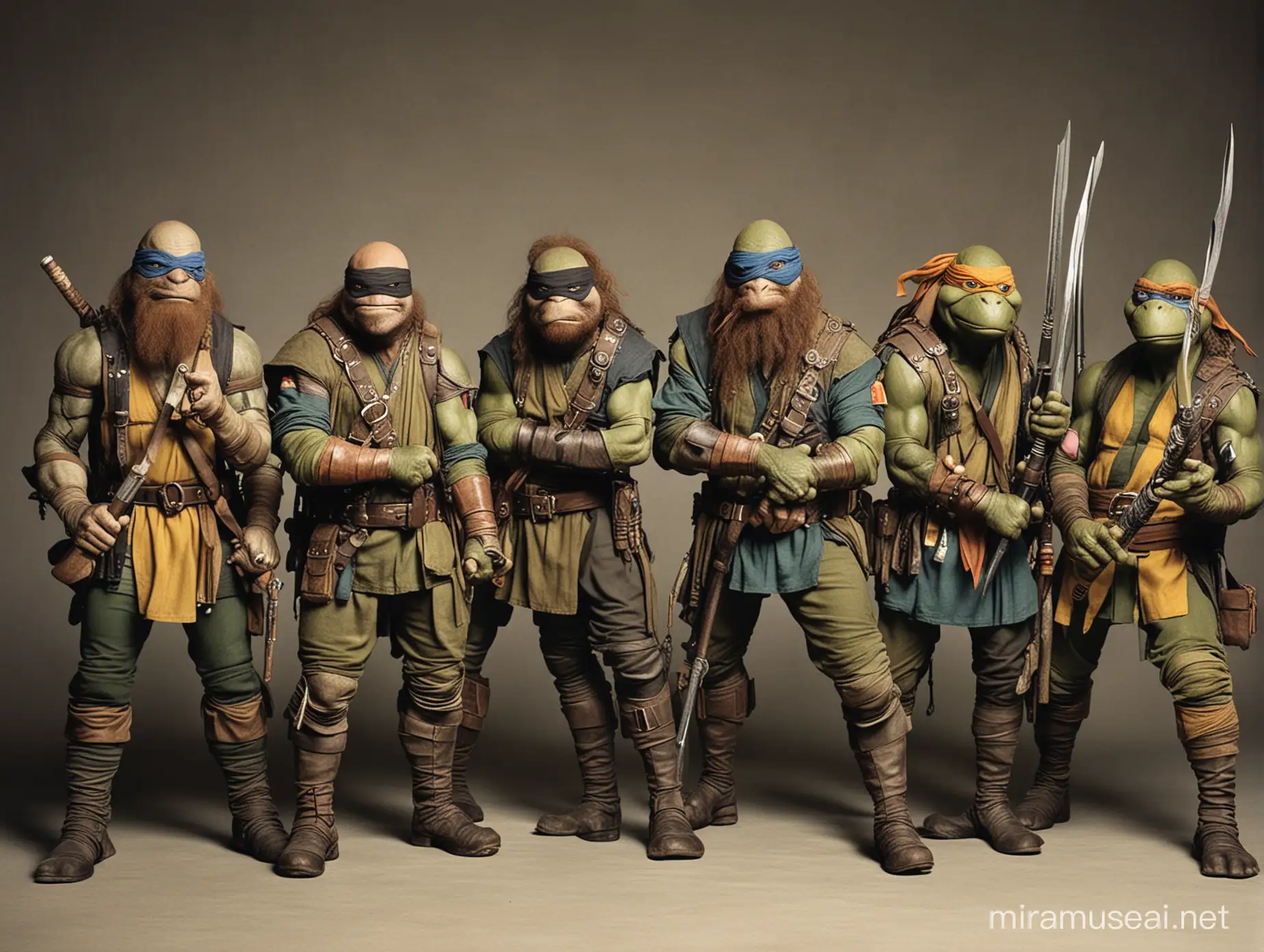 Jethro Tull Band Transformed into Teenage Mutant Ninja Turtles