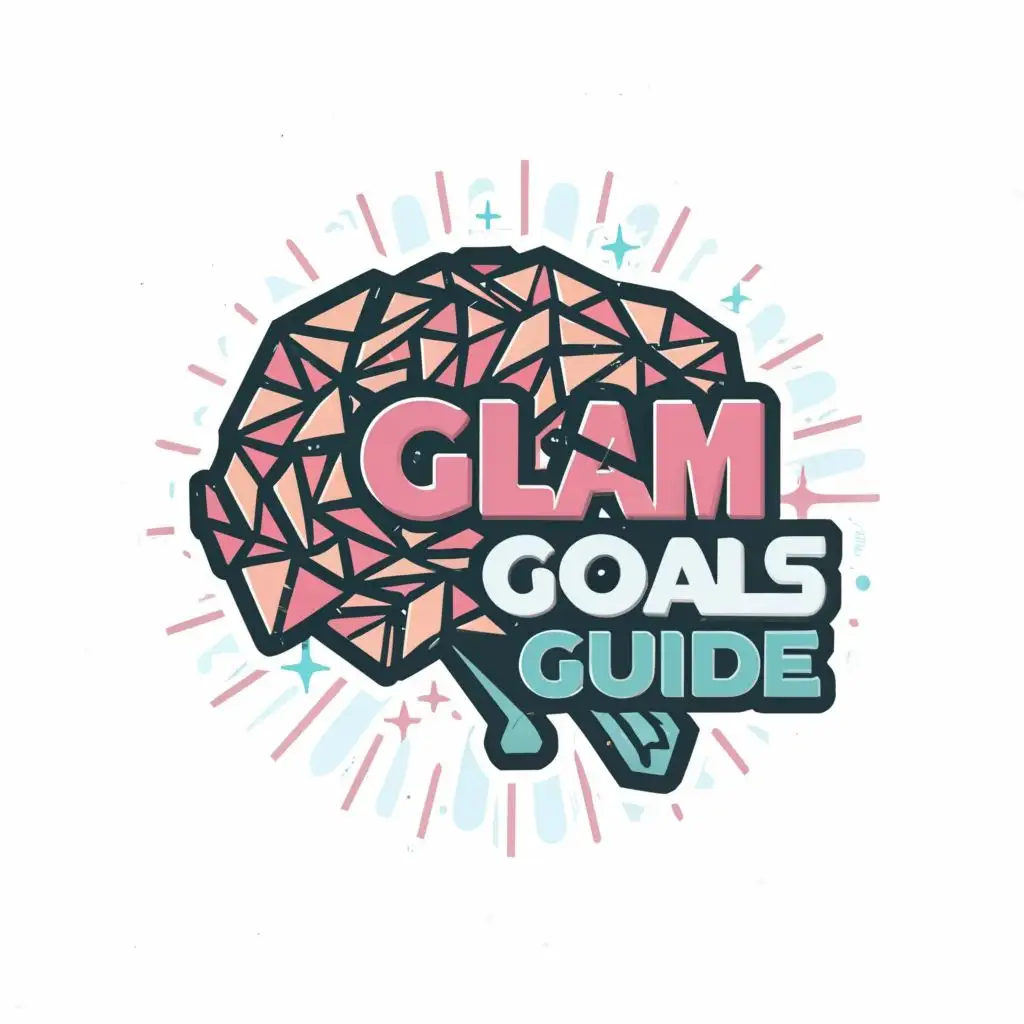 LOGO-Design-for-Glam-Goals-Guide-Brain-Inspired-with-FinanceFocused-Typography