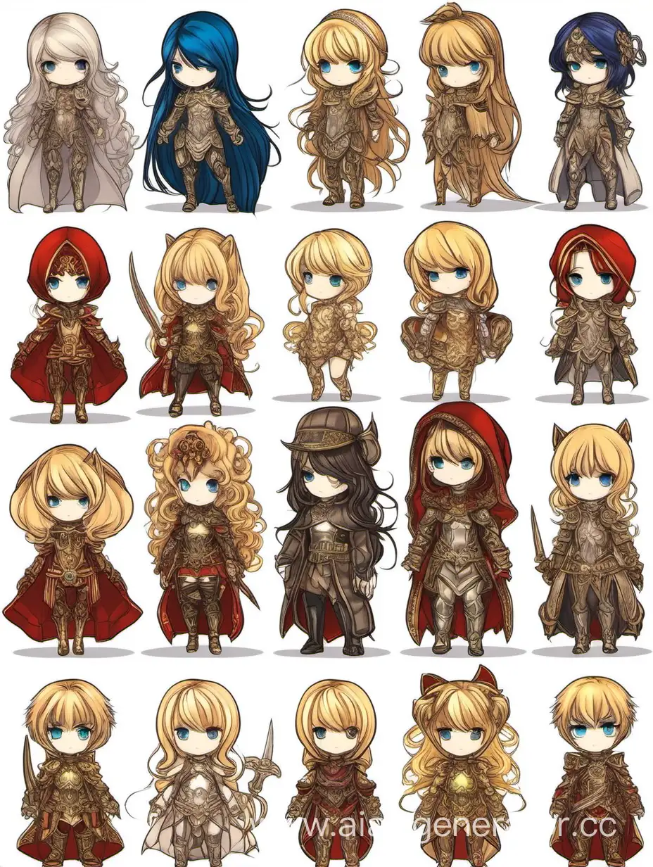 Chibi-Characters-in-10-Unique-Costumes-Illustration-Collection