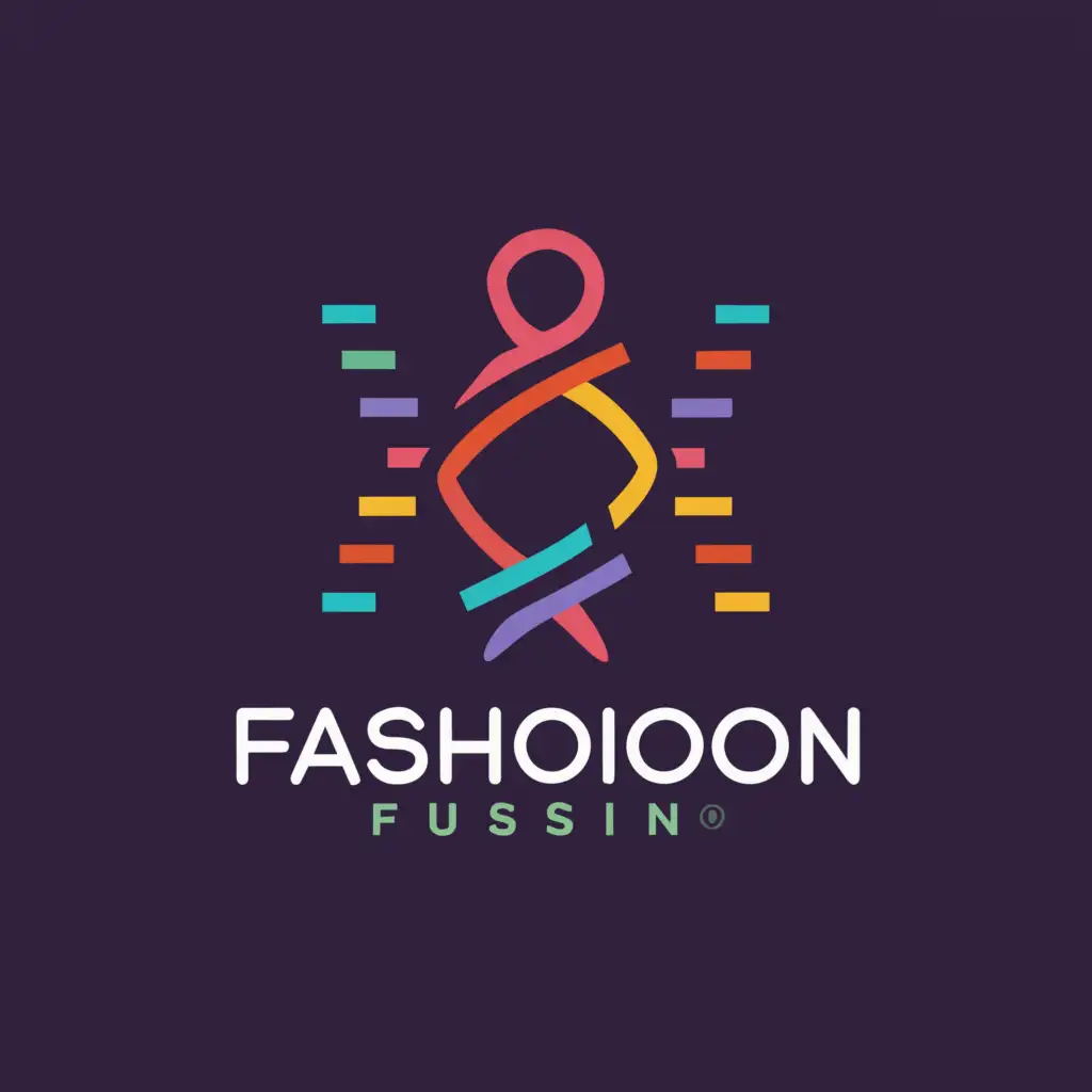 a logo design,with the text "FashionFusion", main symbol:FashionFusion,Moderate,clear background
