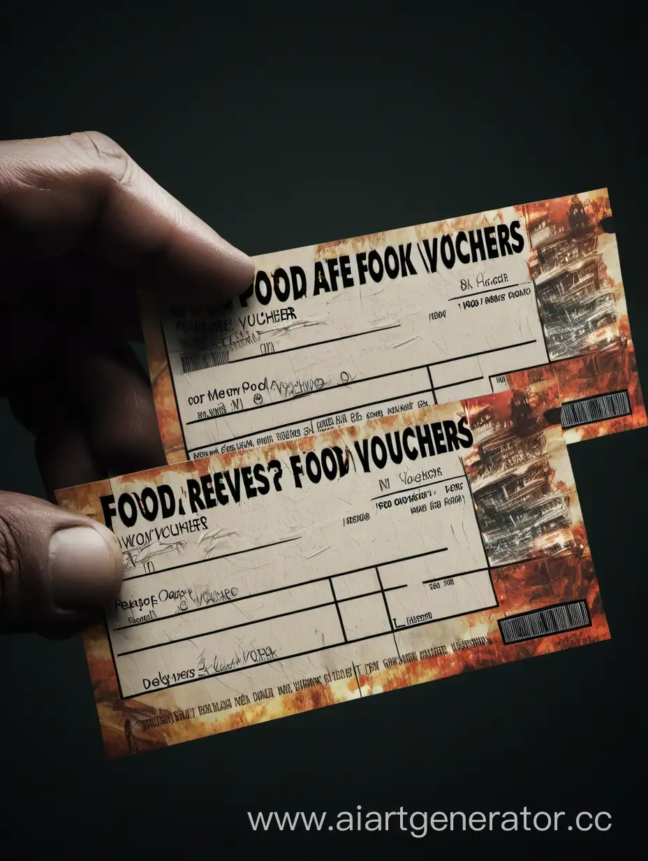PostApocalyptic-Workers-Redeeming-Food-Vouchers
