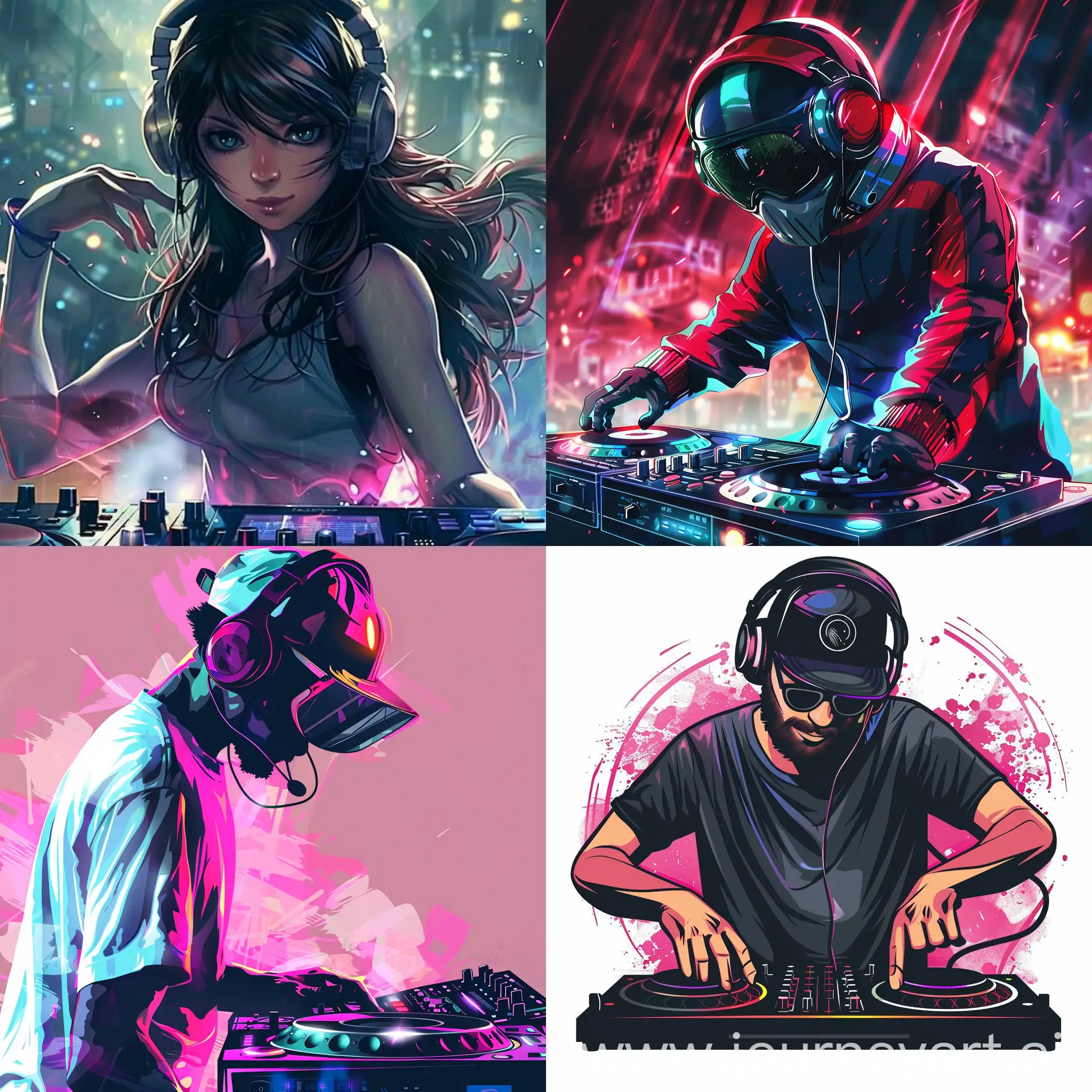 Colorful-DJ-Avatar-for-YouTube-Music-Channel