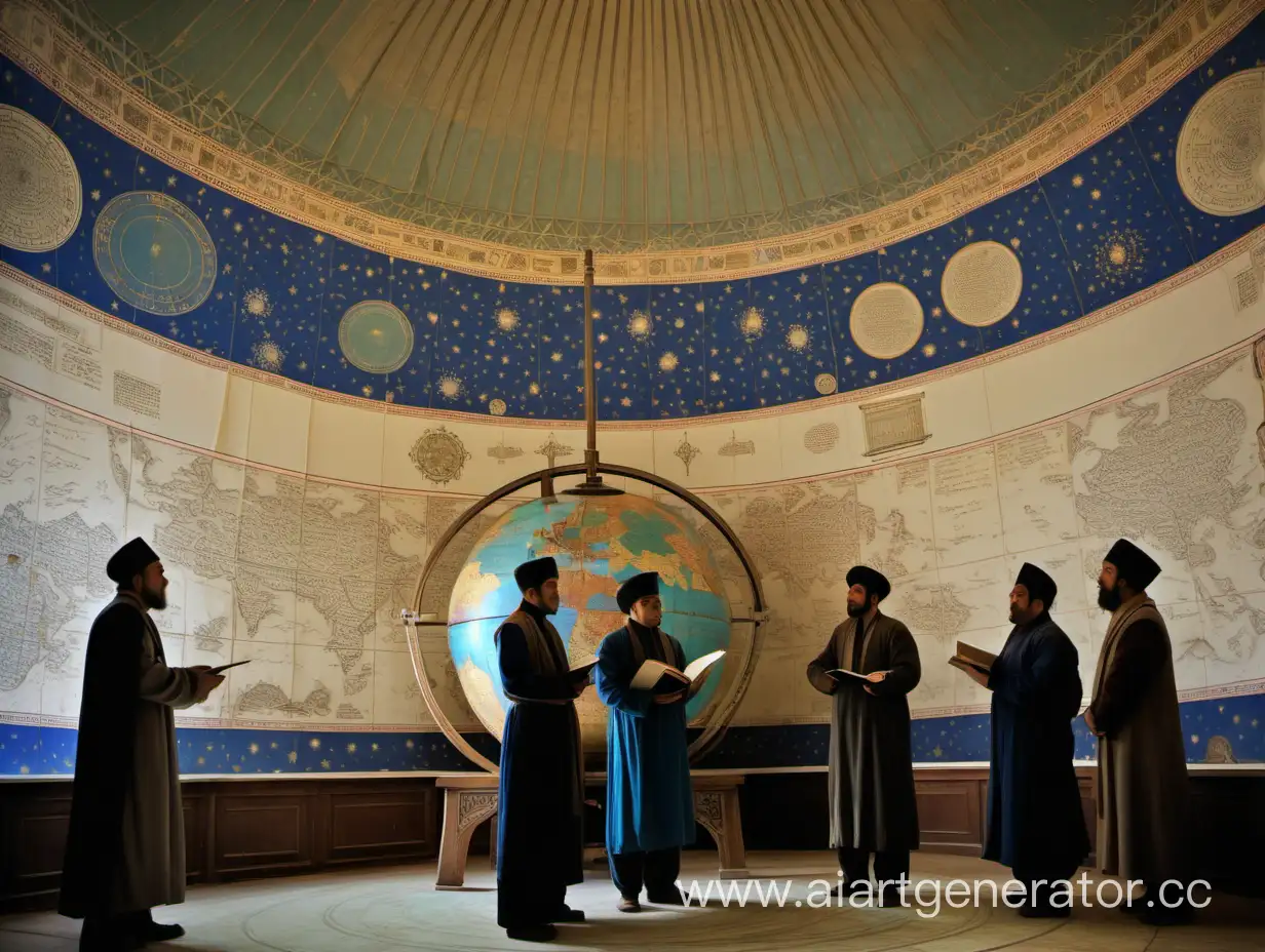 Medieval-Central-Asian-Scholars-in-Ulugbeks-Observatory
