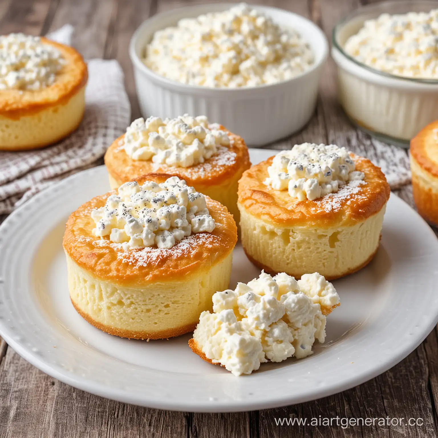 Round-Cottage-Cheese-Cakes-Traditional-Delicacy-for-Rustic-Pleasure