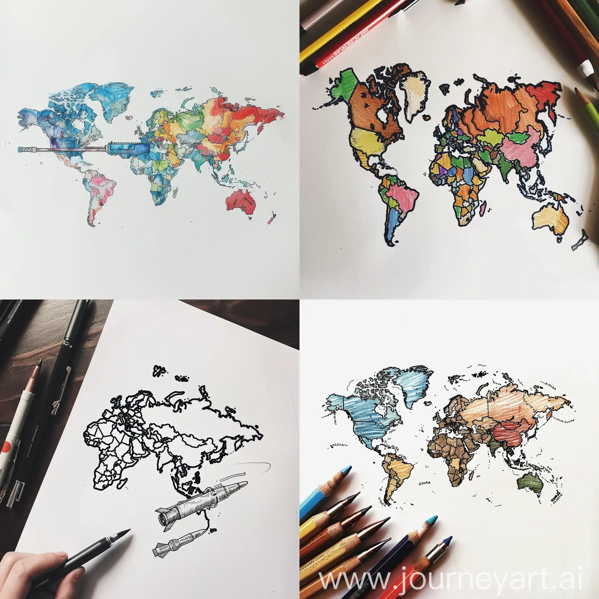 draw countries as weapons