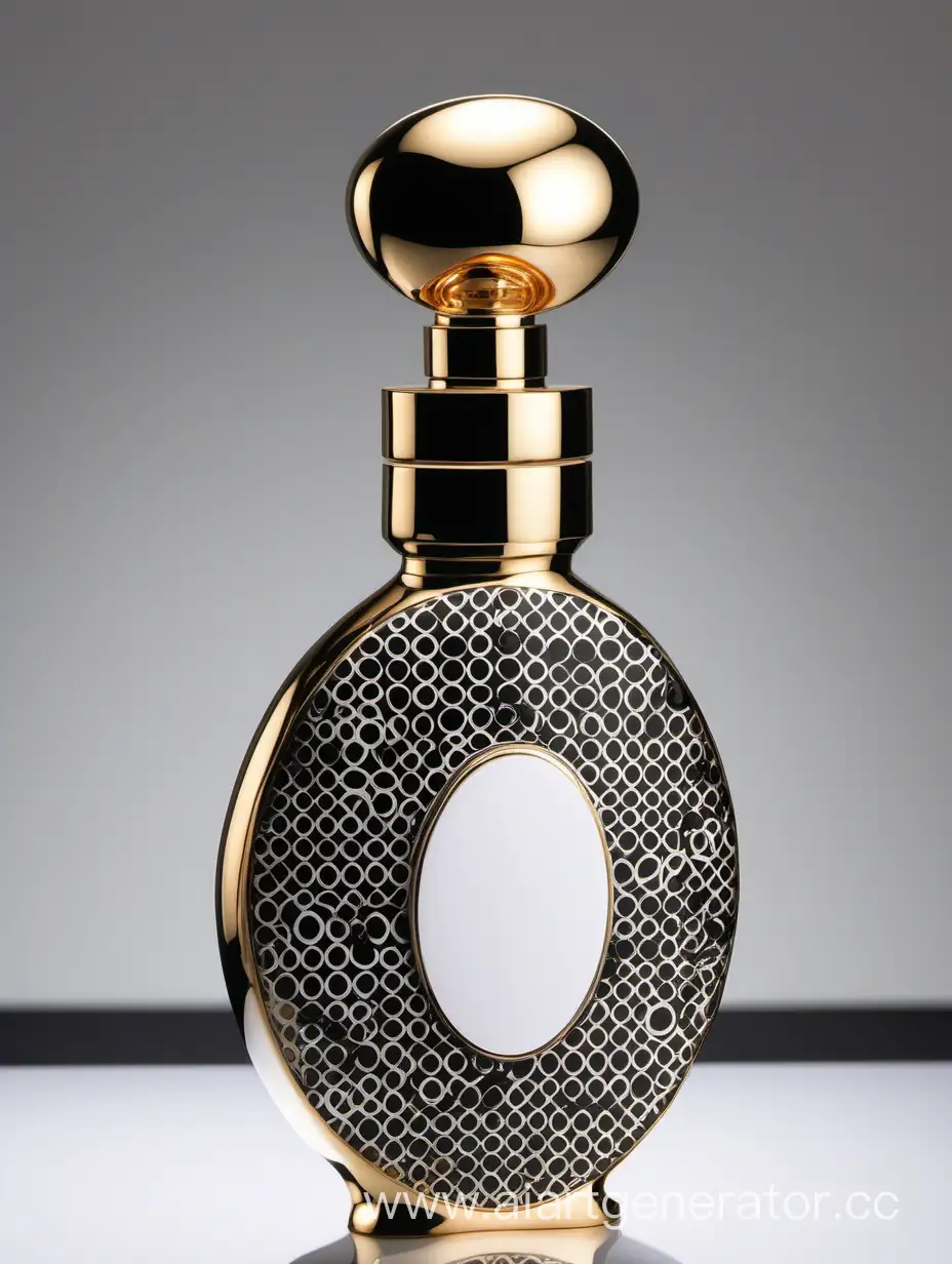 Elegant-Luxury-Perfume-Bottle-with-Zamac-Cap-White-and-Black-Design